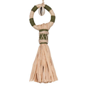 Schumacher Trim Broom Tassel Palm Tree Green 85392