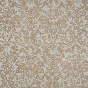 Schumacher Fabric Ansley Damask Stone 71110