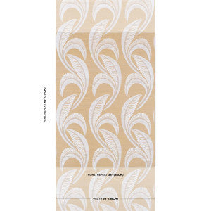Schumacher Wallpaper Banana Leaf Sisal Oatmeal 5016550
