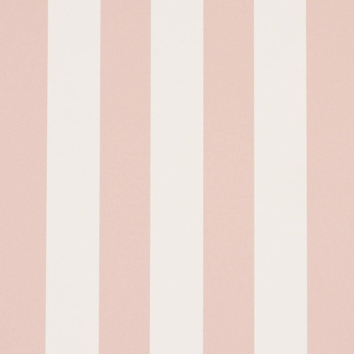 Emma Stripe Blush 5017219 by Schumacher Designer Wallpaper Perennial Favorites 2.5" - Swanky Fabrics -