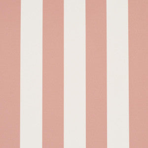 Schumacher Wallpaper Emma Stripe Coral 5017220