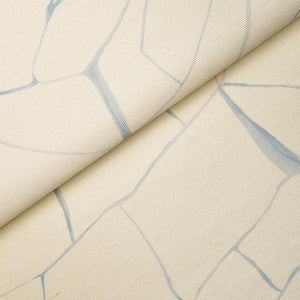 Schumacher Wallpaper Filigree Sisal Sky 5017230