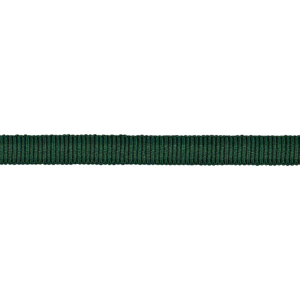 Narrow Faille Tape Emerald 74991 by Schumacher Designer Trim Perennial Favorite Trims - Swanky Fabrics -