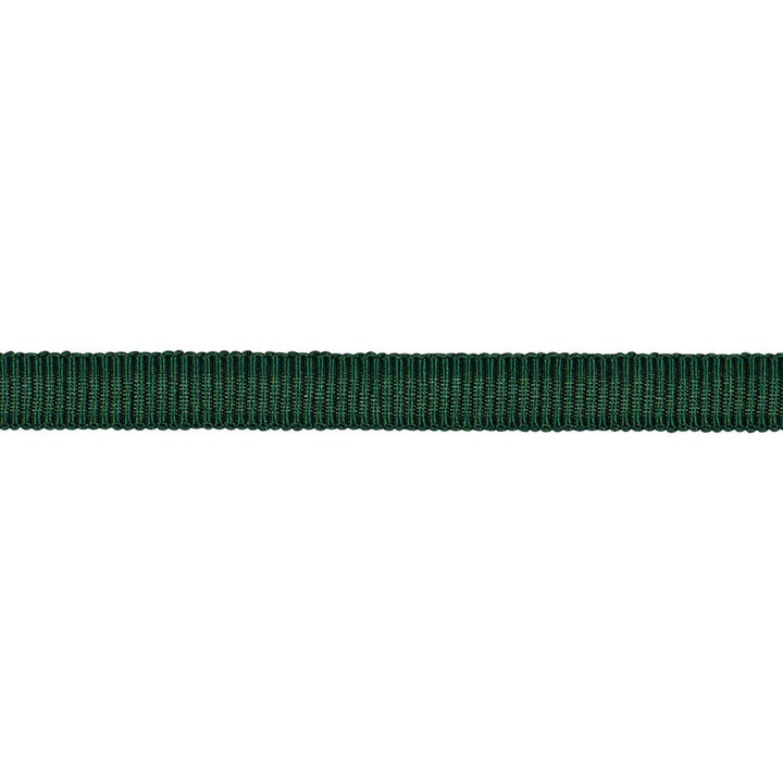 Narrow Faille Tape Emerald 74991 by Schumacher Designer Trim Perennial Favorite Trims - Swanky Fabrics -