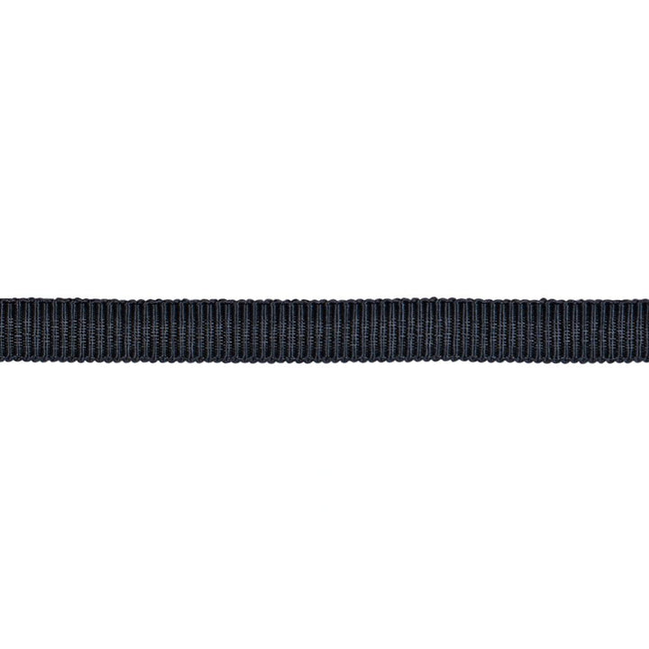 Narrow Faille Tape Charcoal 74992 by Schumacher Designer Trim Perennial Favorite Trims - Swanky Fabrics -