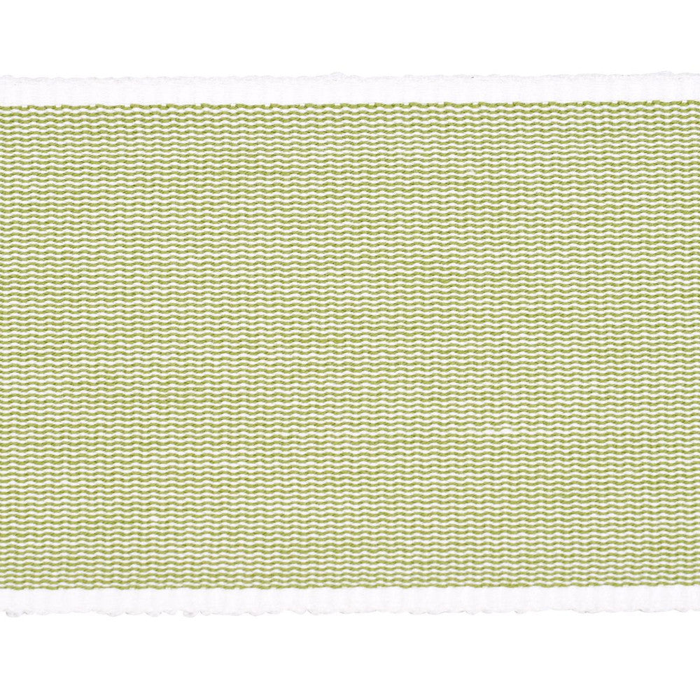 Sandpiper Tape Wide Green 79384 by Schumacher Designer Trim Perennial Favorite Trims - Swanky Fabrics -