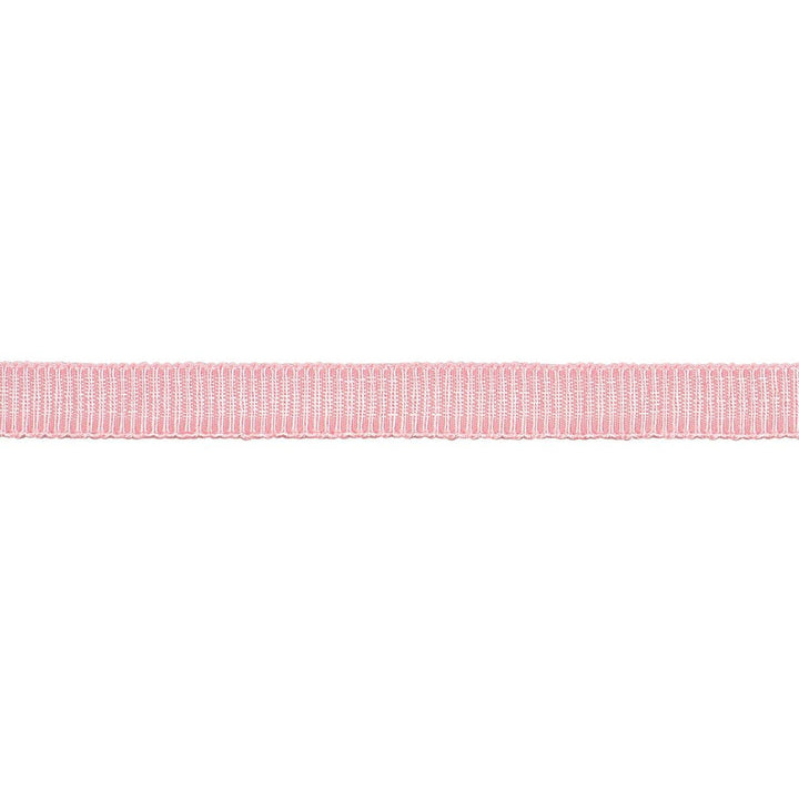 Narrow Faille Tape Blush 74993 by Schumacher Designer Trim Perennial Favorite Trims - Swanky Fabrics -