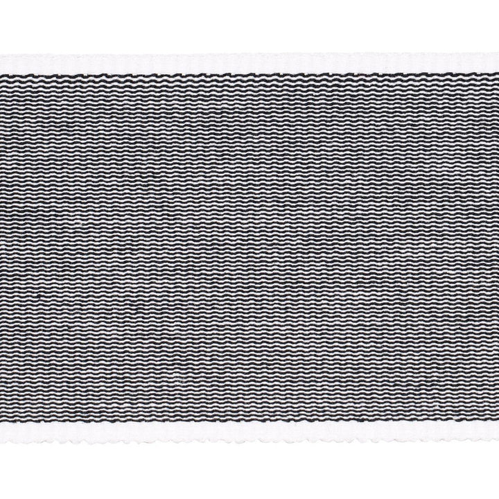 Sandpiper Tape Wide Carbon 79386 by Schumacher Designer Trim Perennial Favorite Trims - Swanky Fabrics -
