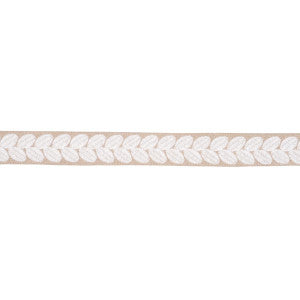 Schumacher Trim Berkeley Tape Narrow Ivory On Natural 79914