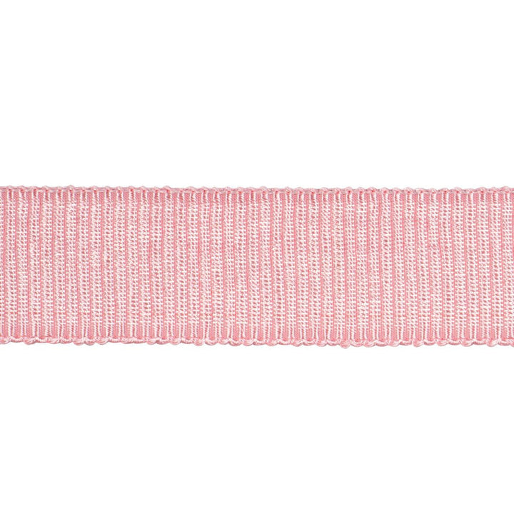 Medium Faille Tape Blush 83863 by Schumacher Designer Trim Perennial Favorite Trims - Swanky Fabrics -