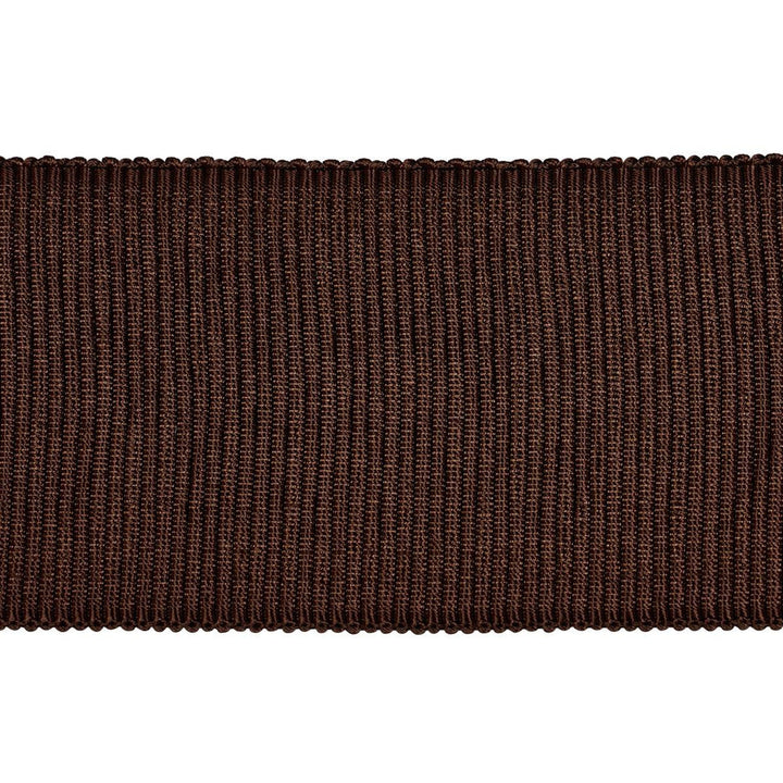 Wide Faille Tape Chocolate 83873 by Schumacher Designer Trim Perennial Favorite Trims - Swanky Fabrics -