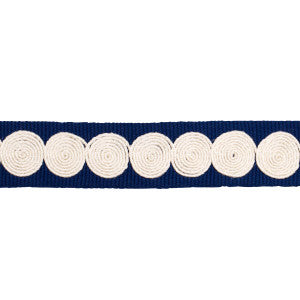 Schumacher Trim Castille Tape Narrow Navy 83882