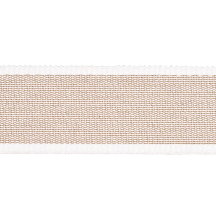 Sandpiper Tape Medium Natural 84081 by Schumacher Designer Trim Perennial Favorite Trims - Swanky Fabrics -