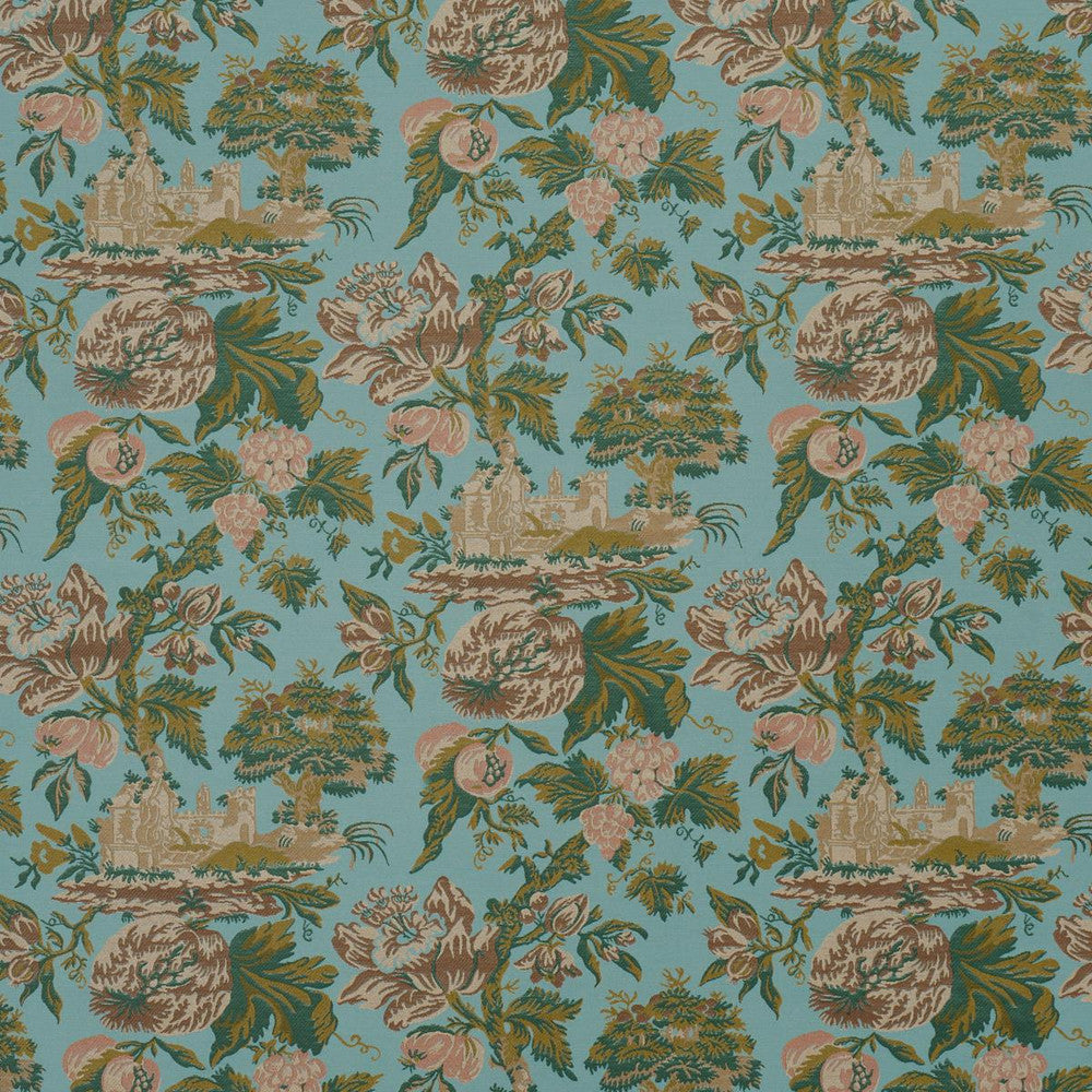 Jardin De Louis Printemps 84882 by Schumacher Designer Fabric Timothy Corrigan 18.38" - Swanky Fabrics -