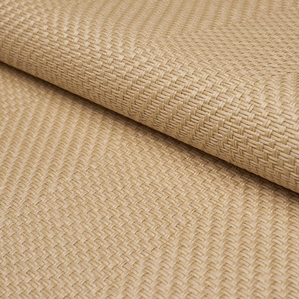 Weaved Basketry Natural 85310 by Schumacher Designer Fabric Johanna Ortiz 8.5" - Swanky Fabrics -