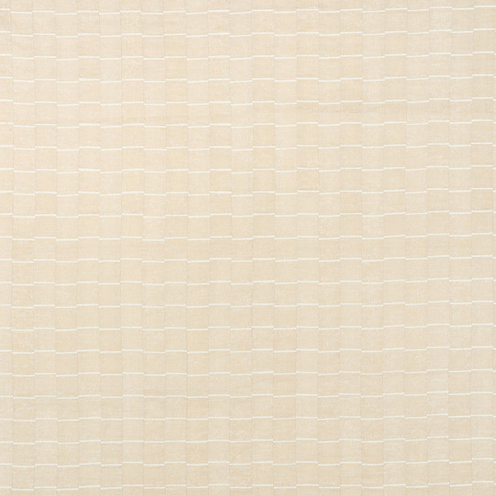Lines Ivory 71213 by Schumacher Designer Fabric David-Kaihoi 45% Linen, 35% Cotton, 20% Polyester - Horizontal: 4.5 and Vertical: 2.375 53 - Swanky Fabrics -