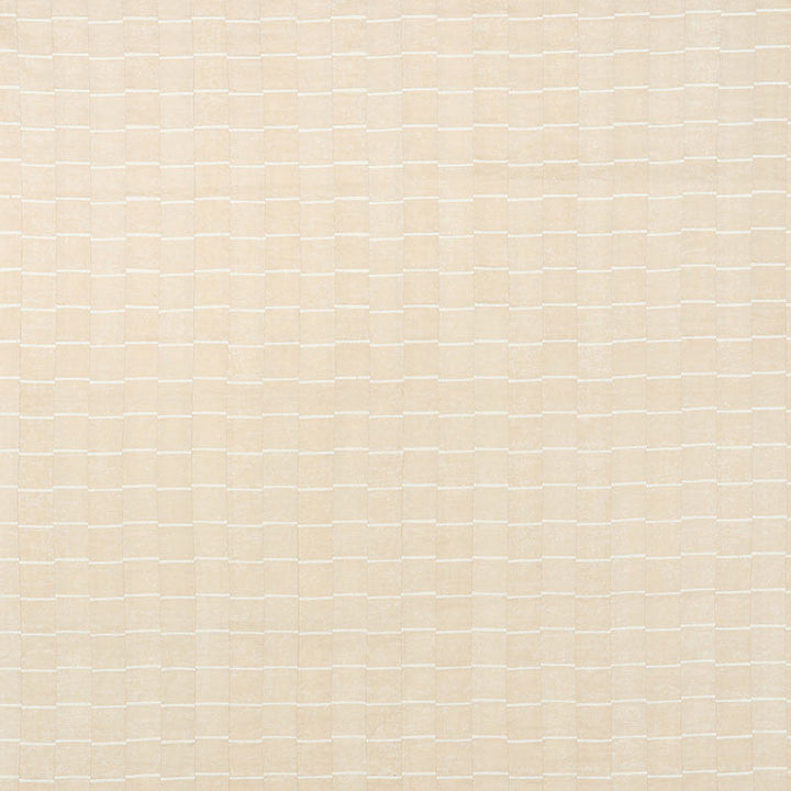 Lines Ivory 71213 by Schumacher Designer Fabric DAVID KAIHOI See Sample INDIA - </p><p>Repeat: Horizontal: 4 1/2" (11CM) and Vertical: 2 3/8" (6CM) 53" (135CM) - Swanky Fabrics -