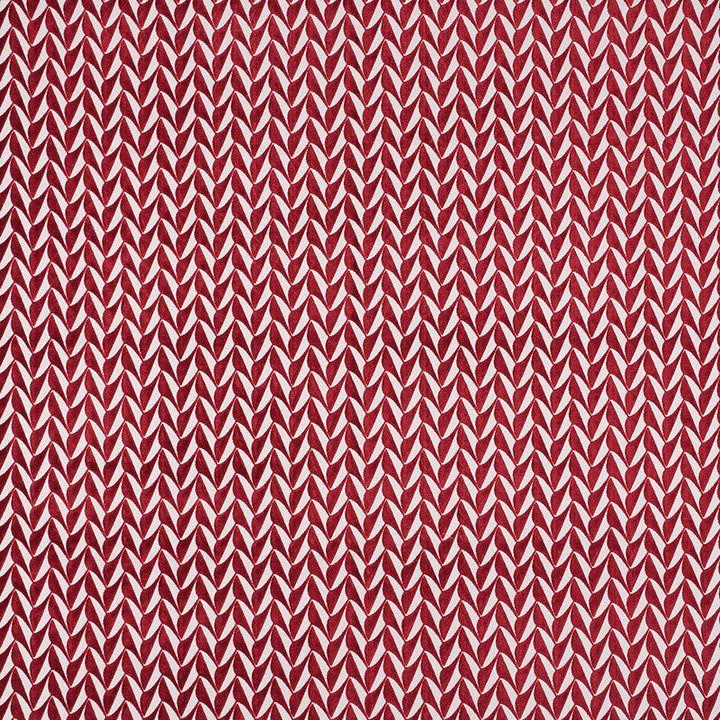 Spades Red 71230 by Schumacher Designer Fabric David-Kaihoi 89% Cotton, 11% Polyester - Horizontal: 2.5 and Vertical: 1.75 50.5 - Swanky Fabrics -