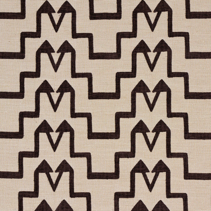 Turkish Step Brown 71244 by Schumacher Fabric Schumacher Fabric Turkish Step Brown 71244Fabric VISCOSE 65% TURKEY </p><p>Repeat: H: HORZ. 6 1/2" (17CM), V: VERT. 2 3/4" (7CM) 55 1/9" (140CM) - Fabric Carolina -