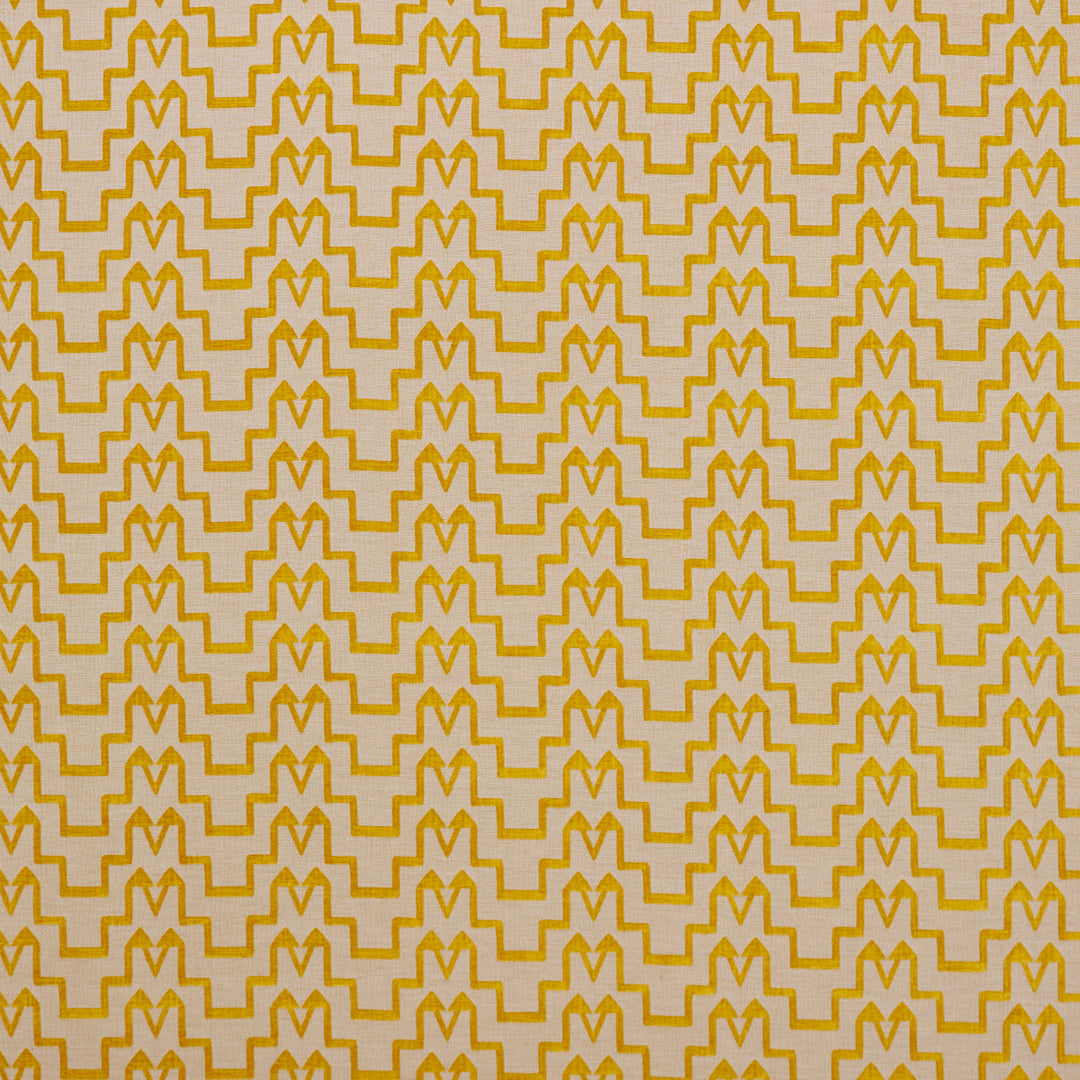 Schumacher Fabric Turkish Step - Mimosa Glow