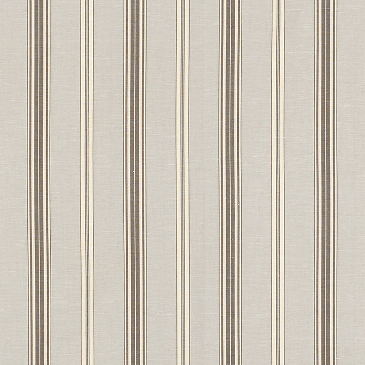Coco Stripe Cloud 71290 by Schumacher Designer Fabric ESSENTIALS: STRIPES II COTTON 65% LINEN 35% INDIA </p><p>Repeat: Horizontal: 4 1/2" (12CM) and Vertical: 55.75 - Swanky Fabrics -