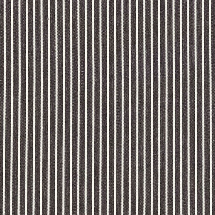 Edie Stripe Black 71300 by Schumacher Designer Fabric ESSENTIALS: CLASSIC STRIPES COTTON 100% INDIA </p><p>Repeat: Horizontal: 3/8" (1CM) and Vertical: 55 - Swanky Fabrics -