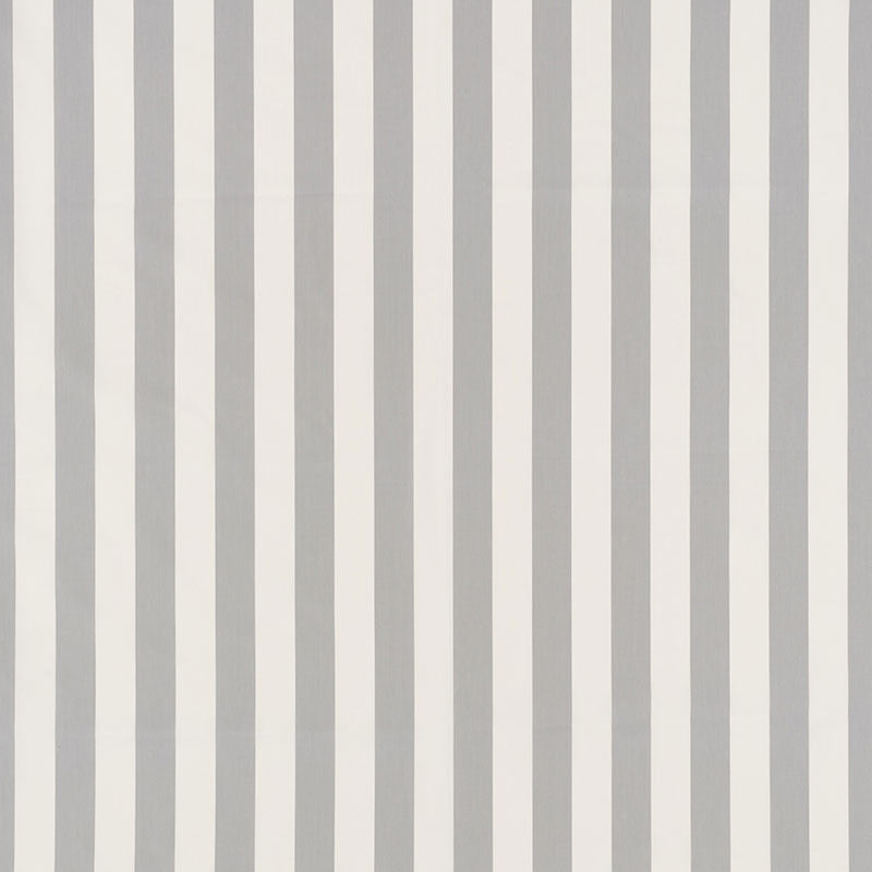 James Stripe Grey 71351 by Schumacher Designer Fabric ESSENTIALS: CLASSIC STRIPES See Sample INDIA - </p><p>Repeat: Horizontal: 4 1/2" (12CM) and Vertical: - 55" (140CM) - Swanky Fabrics -