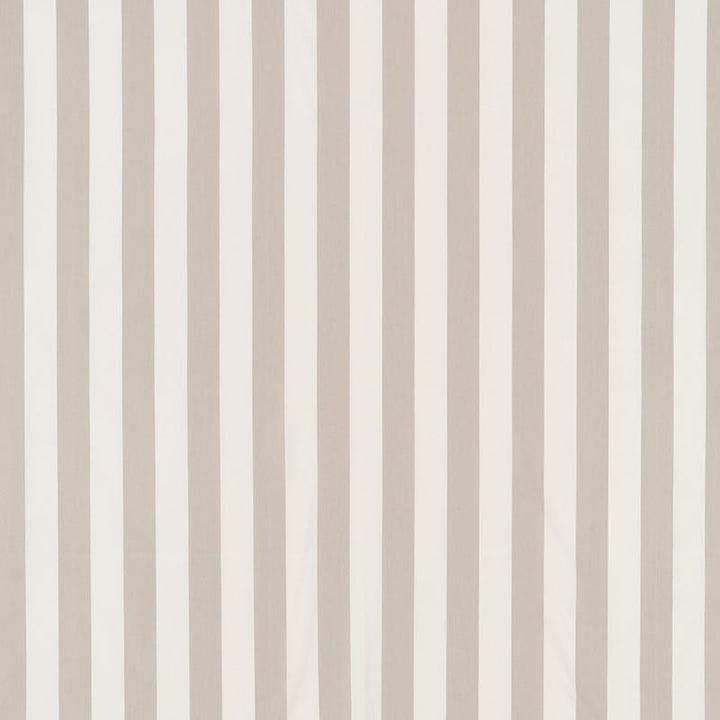 James Stripe Taupe 71352 by Schumacher Designer Fabric ESSENTIALS: CLASSIC STRIPES See Sample INDIA - </p><p>Repeat: Horizontal: 4 1/2" (12CM) and Vertical: - 55" (140CM) - Swanky Fabrics -
