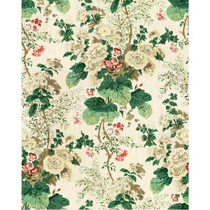 Lee Jofa Fabric Hollyhock Hdb White/Brown 7136.LJ.0