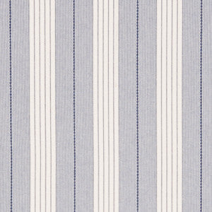 Schumacher Fabric Audrey Stripe Navy 71370
