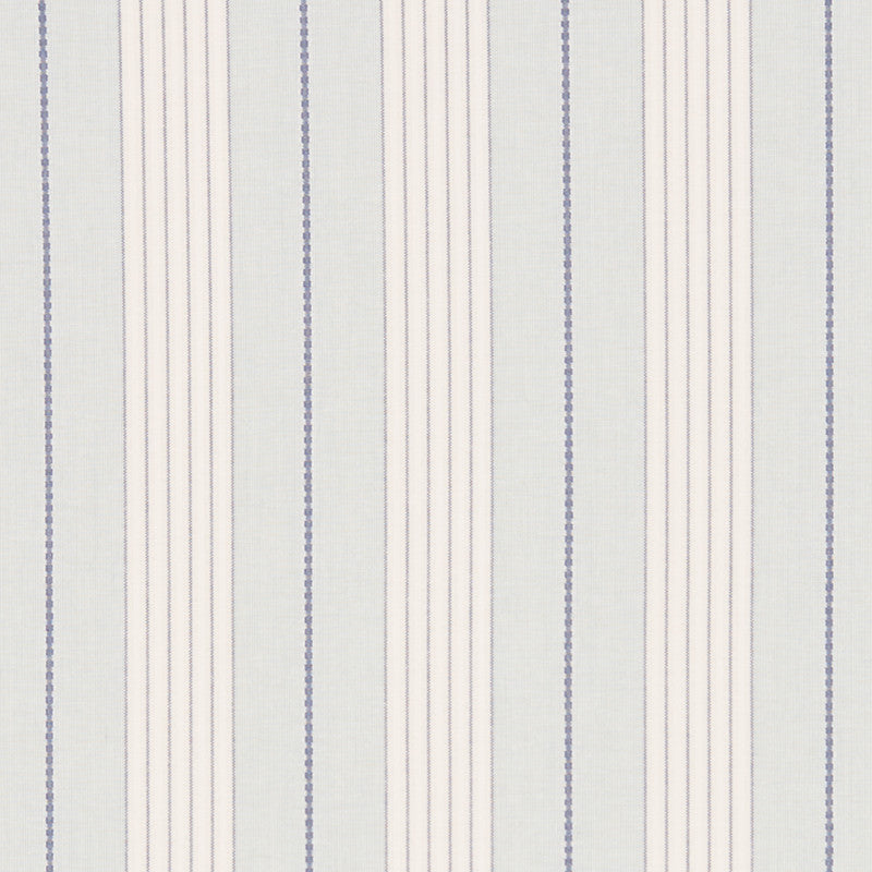 Audrey Stripe Sky 71371 by Schumacher Designer Fabric Essentials-Stripes-Ii 100% Cotton - Horizontal: 4.75 and Vertical: - 54 - Swanky Fabrics -