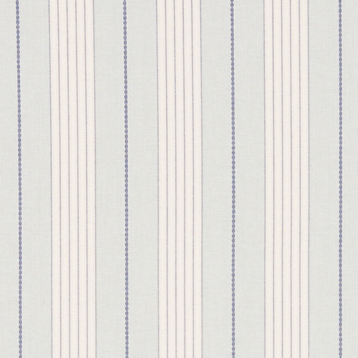 Audrey Stripe Sky 71371 by Schumacher Designer Fabric Essentials-Stripes-Ii 100% Cotton - Horizontal: 4.75 and Vertical: - 54 - Swanky Fabrics -