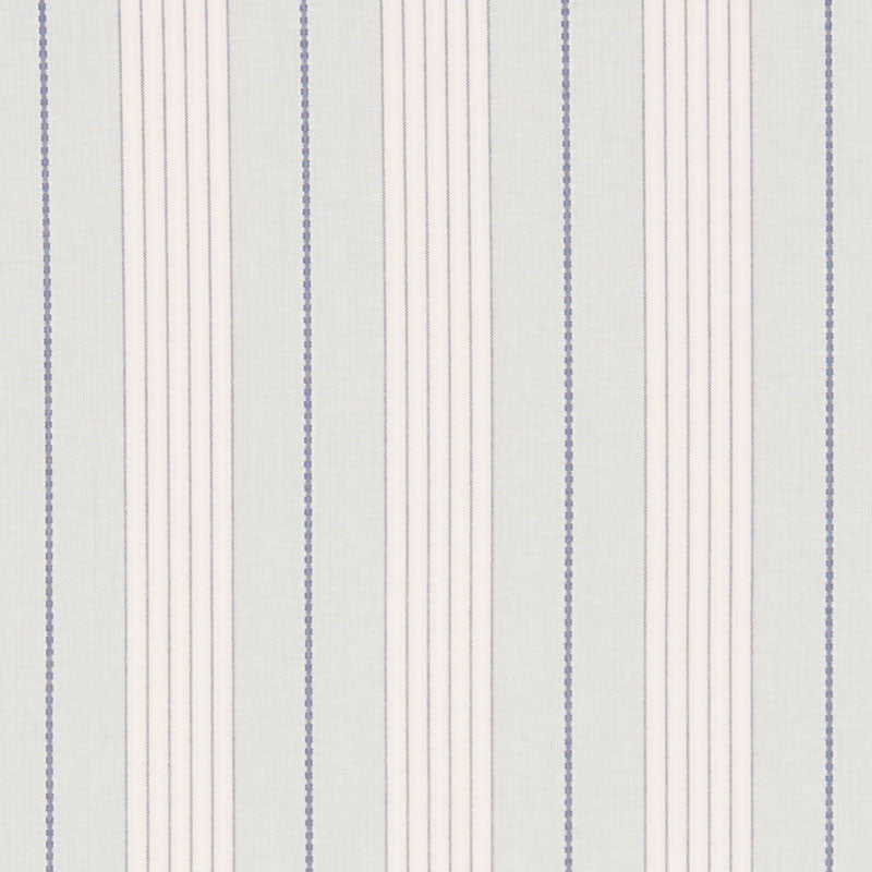 Audrey Stripe Sky 71371 by Schumacher Designer Fabric ESSENTIALS: STRIPES II See Sample INDIA - </p><p>Repeat: Horizontal: 4 3/4" (12CM) and Vertical: - 54" (137 CM) - Swanky Fabrics -