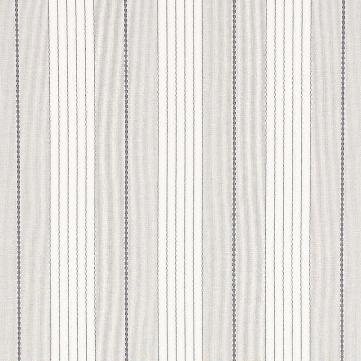 Audrey Stripe Grey 71372 by Schumacher Designer Fabric ESSENTIALS: STRIPES II COTTON 100% INDIA </p><p>Repeat: Horizontal: 4 3/4" (12CM) and Vertical: 54 - Swanky Fabrics -