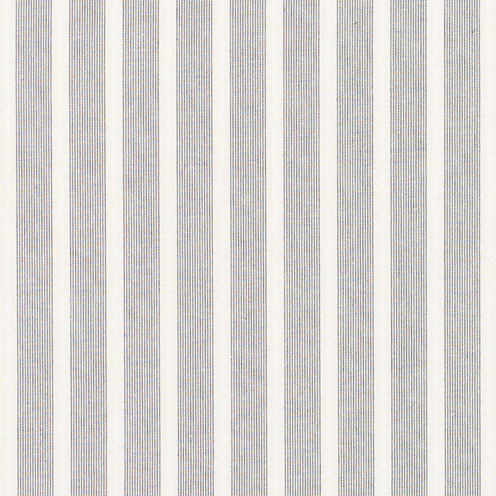 Jean Stripe Grey 71380 by Schumacher Designer Fabric Essentials-Stripes-Ii 100% Cotton - Horizontal: 1 and Vertical: - 54 - Swanky Fabrics -