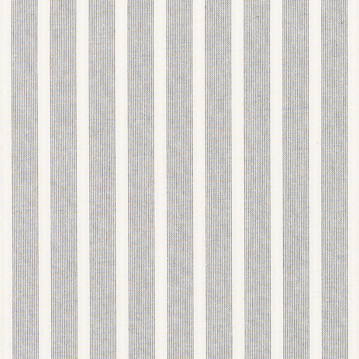 Jean Stripe Grey 71380 by Schumacher Designer Fabric ESSENTIALS: STRIPES II See Sample INDIA - </p><p>Repeat: Horizontal: 1" (3CM) and Vertical: - 54" (137 CM) - Swanky Fabrics -