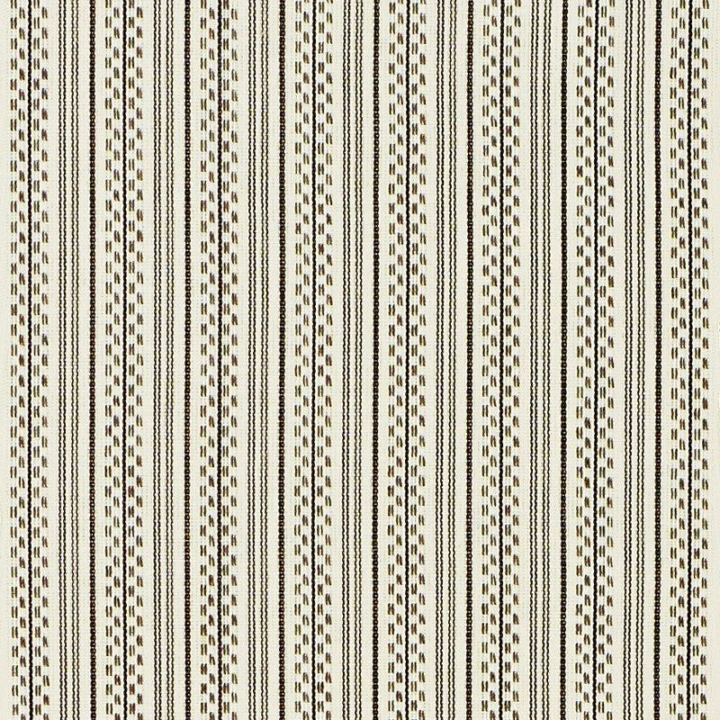 Jack Stripe Black 71414 by Schumacher Designer Fabric Essentials-Stripes-Ii 100% Cotton - Horizontal: 1.125 and Vertical: - 53 - Swanky Fabrics -
