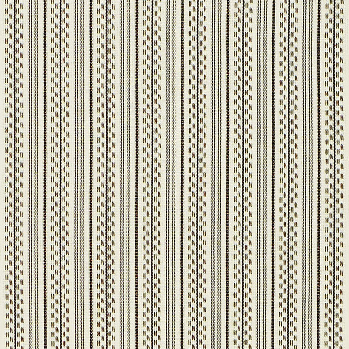Jack Stripe Black 71414 by Schumacher Designer Fabric ESSENTIALS: STRIPES II COTTON 100% INDIA </p><p>Repeat: Horizontal: 1 1/8" (3CM) and Vertical: 53 - Swanky Fabrics -