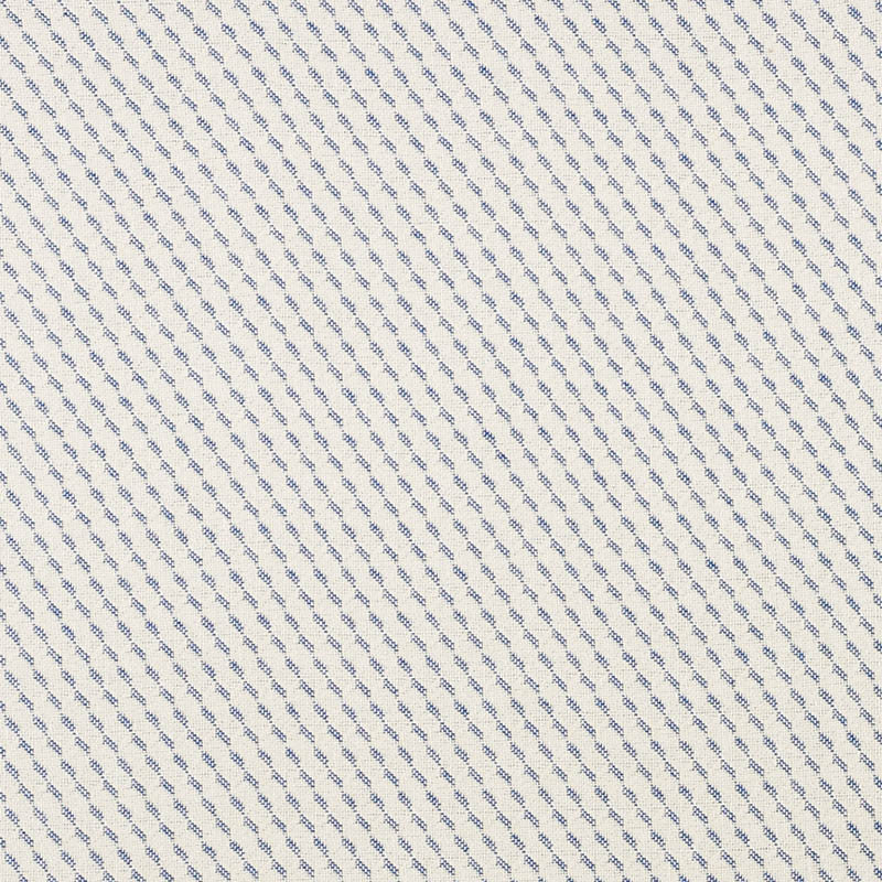 Sullivan Blue 71592 by Schumacher Designer Fabric Essentials-Luxe-Upholstery 60% Linen, 40% Cotton - Horizontal: 3/4- and Vertical: 1.25 53.75 - Swanky Fabrics -