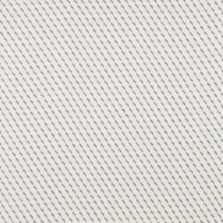 Sullivan Blue 71592 by Schumacher Designer Fabric Essentials-Luxe-Upholstery 60% Linen, 40% Cotton - Horizontal: 3/4- and Vertical: 1.25 53.75 - Swanky Fabrics -