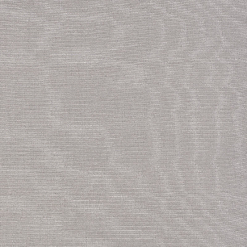 Luna Moire Zinc 71672 by Schumacher Designer Fabric Caravanne 100% Cotton - Horizontal: - and Vertical: - 54 - Swanky Fabrics -