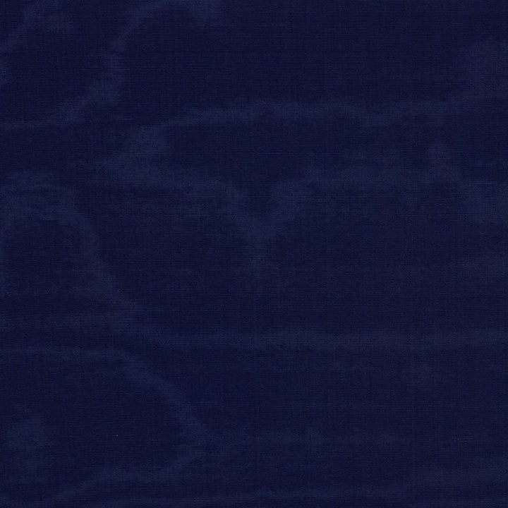 Luna Moire Marine 71674 by Schumacher Designer Fabric CARAVANNE COTTON 100% INDIA </p><p>Repeat: Horizontal: and Vertical: 54 - Swanky Fabrics -