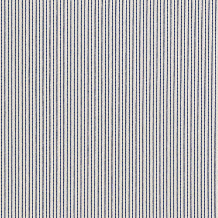 Stitched Stripe Navy 71743 by Schumacher Designer Fabric ESSENTIALS: INDOOR/OUTDOOR PRINTS & WOVENS See Sample UNITED STATES OF AMERICA - </p><p>Repeat: Horizontal: - and Vertical: 1/4" (1CM) 56" (142CM) - Swanky Fabrics -
