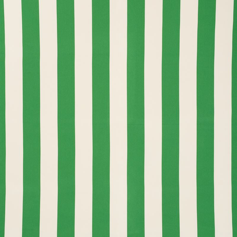 Cabana Stripe Green 71751 by Schumacher Designer Fabric Indooroutdoor-Prints-Wovens 100% High Wyzenbeek 100,000 Horizontal: 7 and Vertical: - 57.75 - Swanky Fabrics -