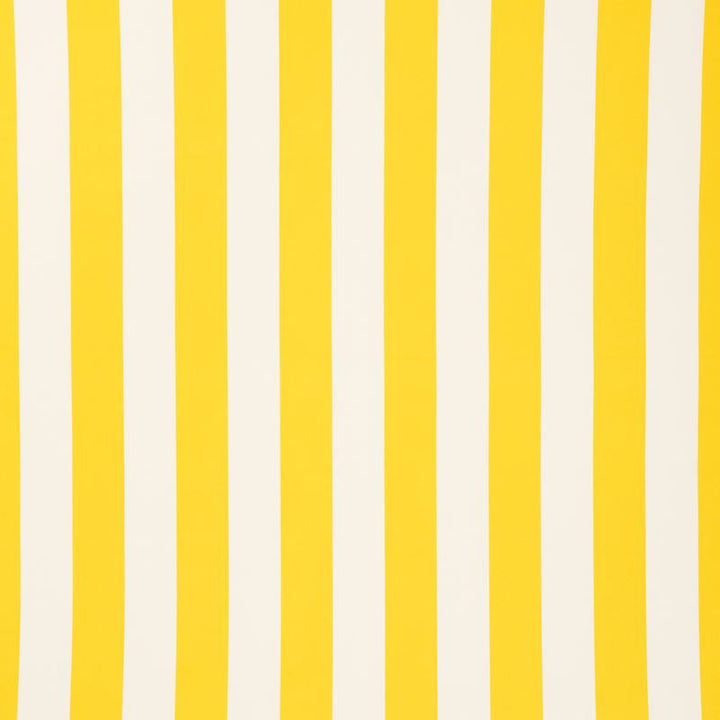 Cabana Stripe Yellow 71752 by Schumacher Designer Fabric Indooroutdoor-Prints-Wovens 100% High Wyzenbeek 100,000 Horizontal: 7 and Vertical: - 57.75 - Swanky Fabrics -