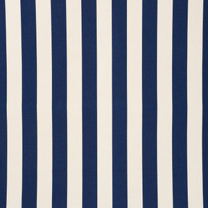 Schumacher Fabric Cabana Stripe Navy 71755