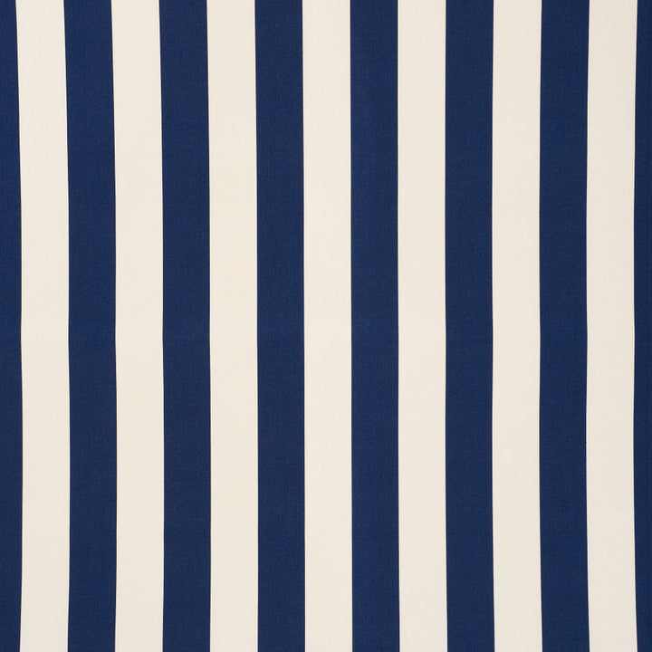 Cabana Stripe Navy 71755 by Schumacher Designer Fabric ESSENTIALS: INDOOR/OUTDOOR PRINTS & WOVENS See Sample UNITED STATES OF AMERICA - </p><p>Repeat: Horizontal: 7" (18CM) and Vertical: - 57 3/4" (147CM) - Swanky Fabrics -