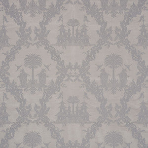 Schumacher Fabric Chinoiserie Royale Platinum 71831