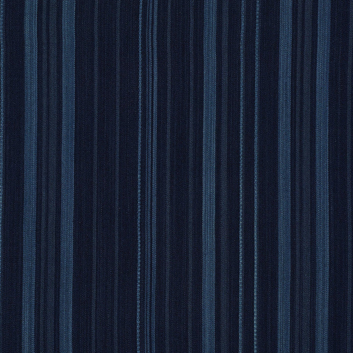 Cajamarca Stripe Indigo 71880 by Schumacher Designer Fabric Caravanne 100% Cotton Martindale 20,000 Horizontal: 17.625 and Vertical: - 53 - Swanky Fabrics -