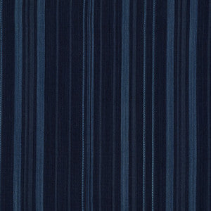 Schumacher Fabric Cajamarca Stripe Indigo 71880